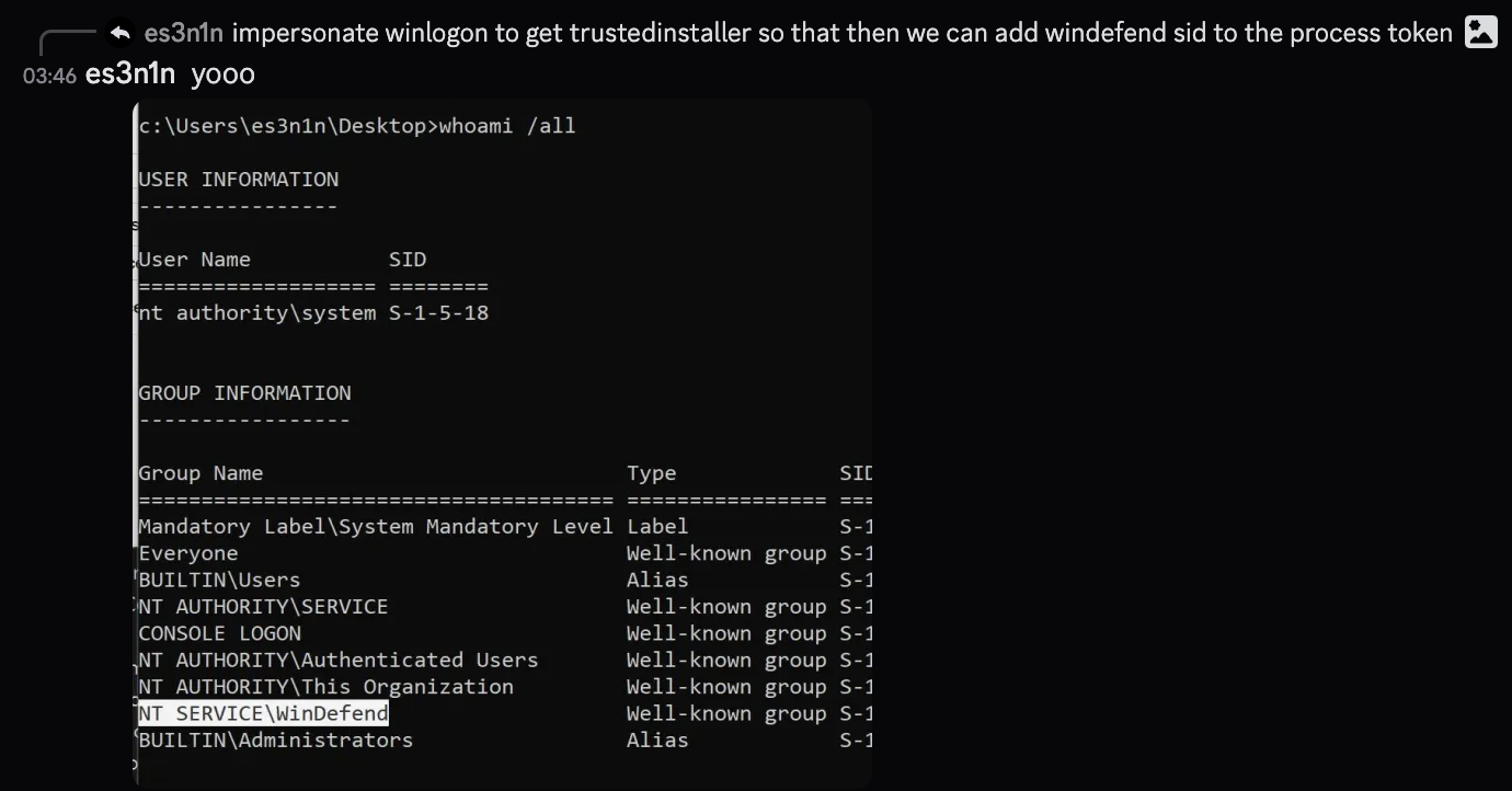 impersonated_windefend